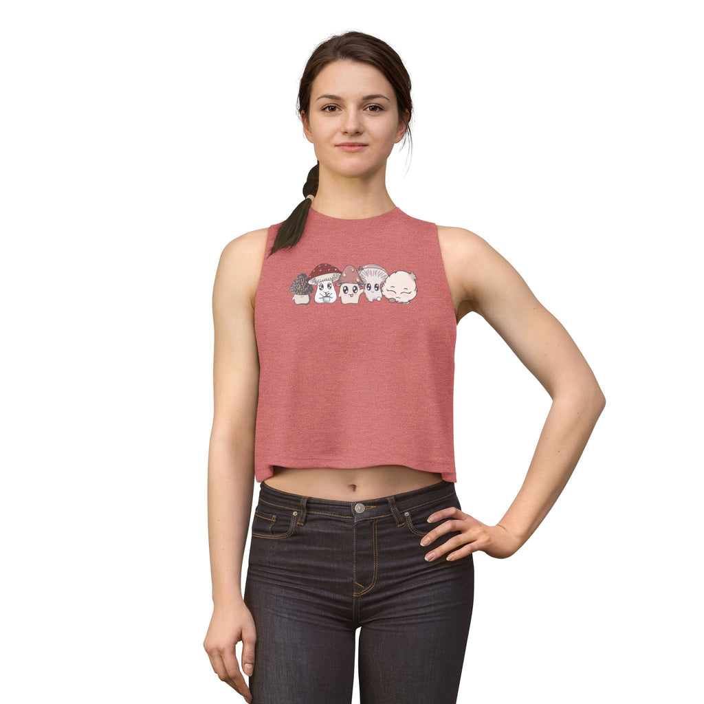Hanging with My Shroomies Graphic Crop Tank