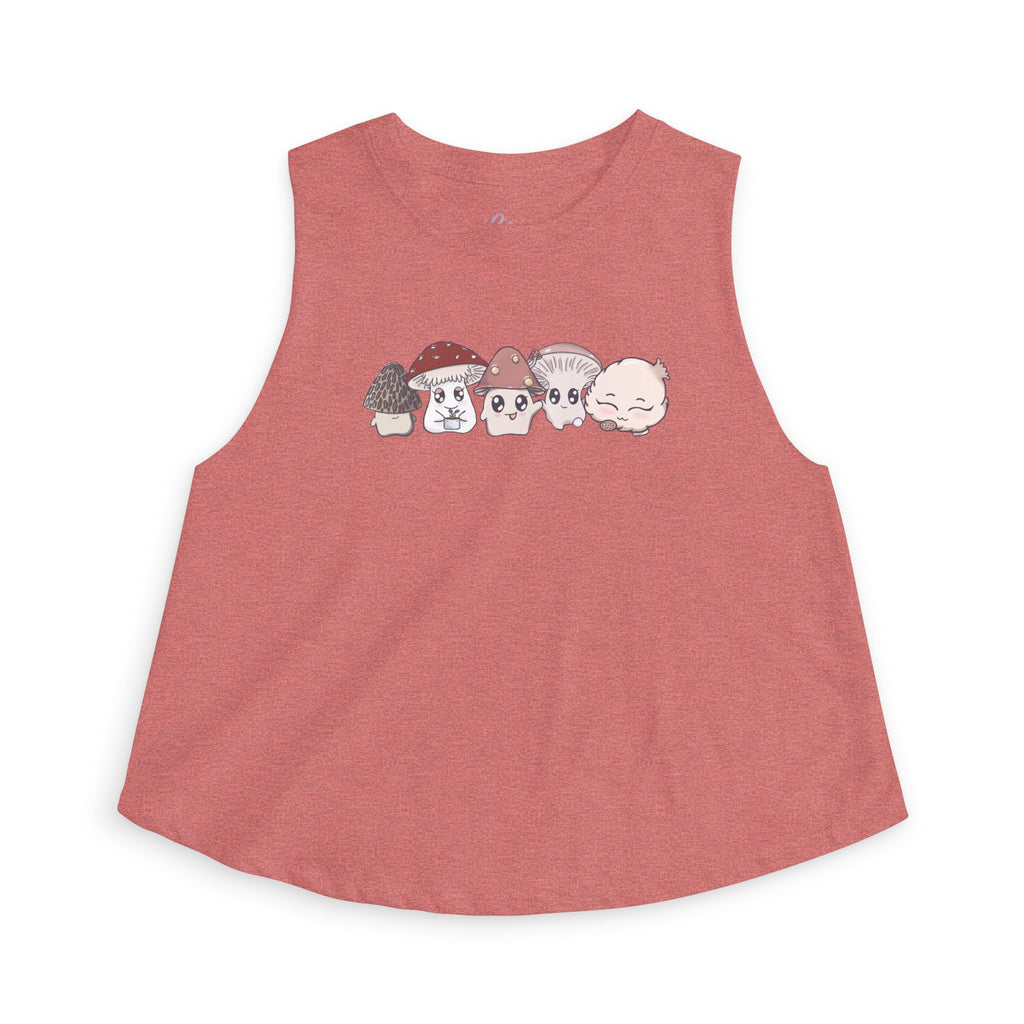 Hanging with My Shroomies Graphic Crop Tank